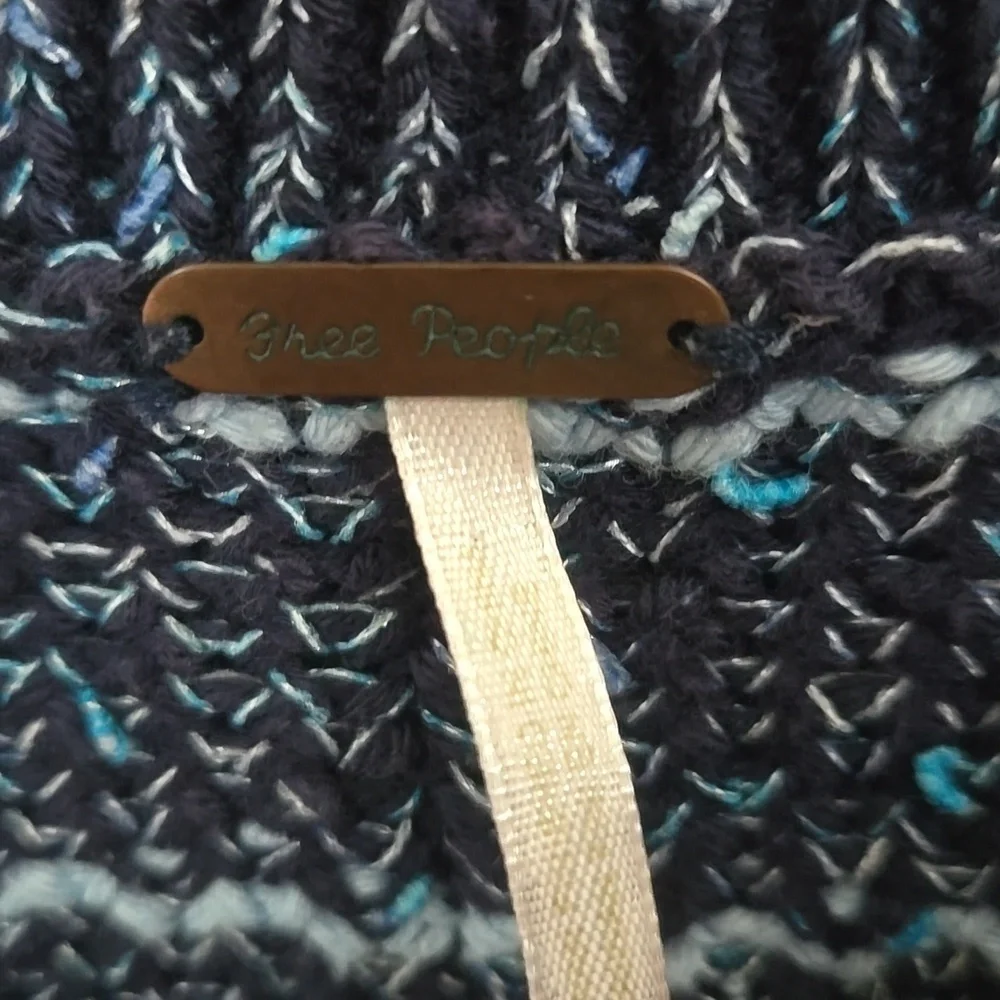 Free People 'Starlight' Striped Pullover Sweater Size SMALL
